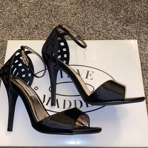 Steve Madden women’s black dress heel. Size 7.5